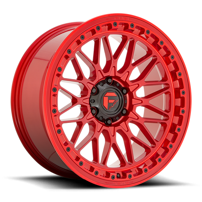 Aluminum 17X9 Trigger D758 Candy Red Fuel Off Road Wheels-3