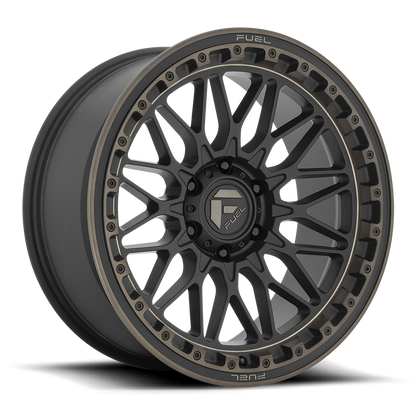 Aluminum 17X9 Trigger D759 Matte Black/Dark Tint Fuel Off Road Wheels-6