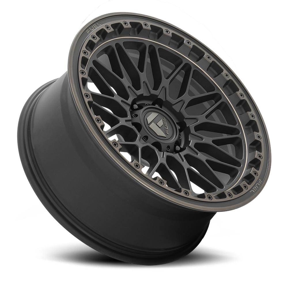 Aluminum 17X9 Trigger D759 Matte Black/Dark Tint Fuel Off Road Wheels-4
