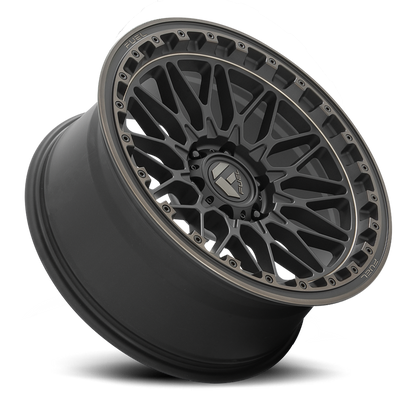 Aluminum 17X9 Trigger D759 Matte Black/Dark Tint Fuel Off Road Wheels-4