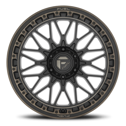Aluminum 17X9 Trigger D759 Matte Black/Dark Tint Fuel Off Road Wheels-5
