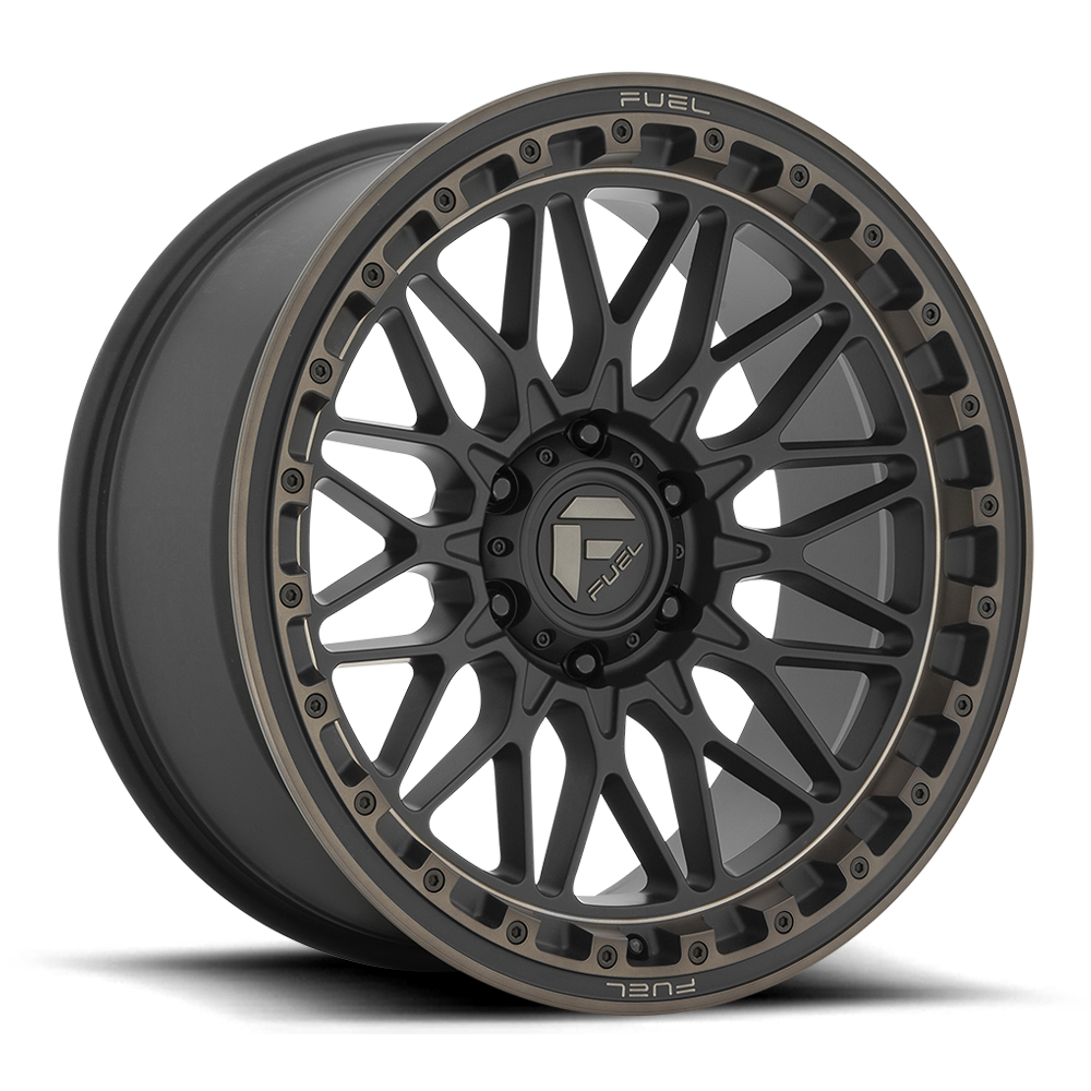Aluminum 20X9 Trigger D759 Matte Black/Dark Tint Fuel Off Road Wheels-6