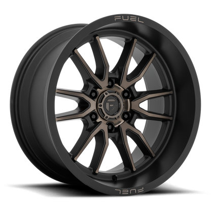 Aluminum 17X9 Clash 6 D762 Matte Black Double Dark Tint Fuel Off Road Wheels-15