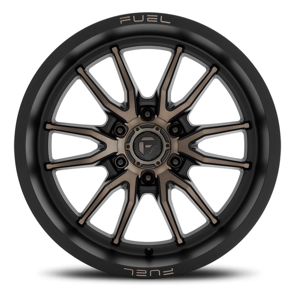 Aluminum 17X9 Clash 6 D762 Matte Black Double Dark Tint Fuel Off Road Wheels-17