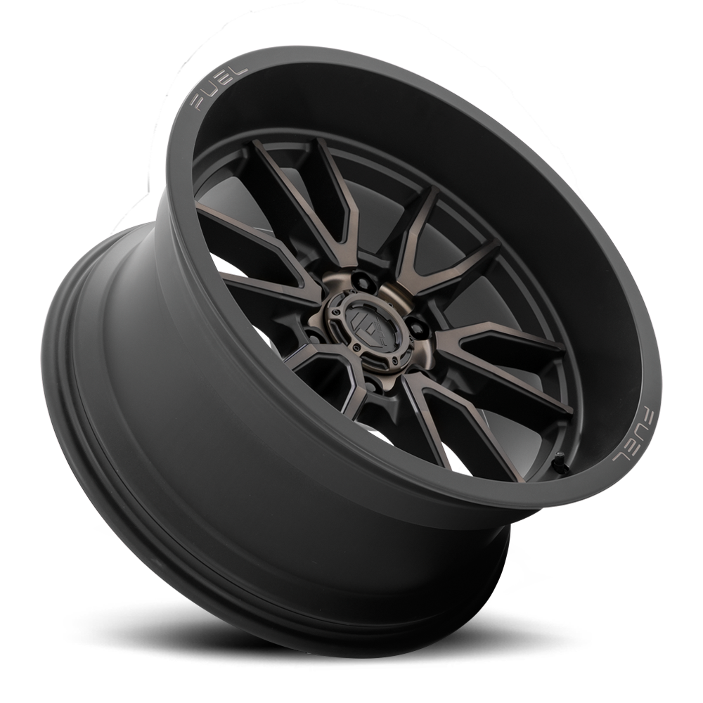 Aluminum 17X9 Clash 6 D762 Matte Black Double Dark Tint Fuel Off Road Wheels-4