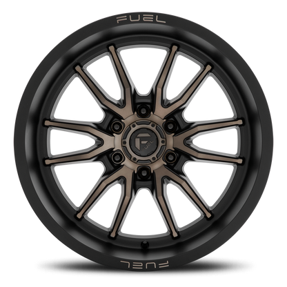 Aluminum 17X9 Clash 6 D762 Matte Black Double Dark Tint Fuel Off Road Wheels-5