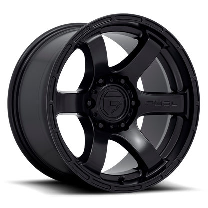 Aluminum 17X9 Rush D766 Satin Black Fuel Off Road Wheels-9