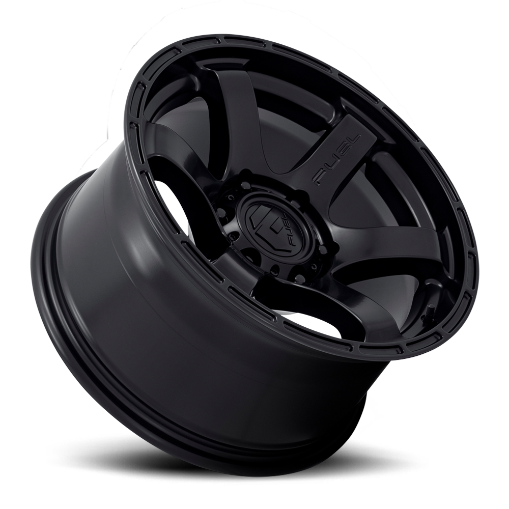 Aluminum 17X9 Rush D766 Satin Black Fuel Off Road Wheels-13
