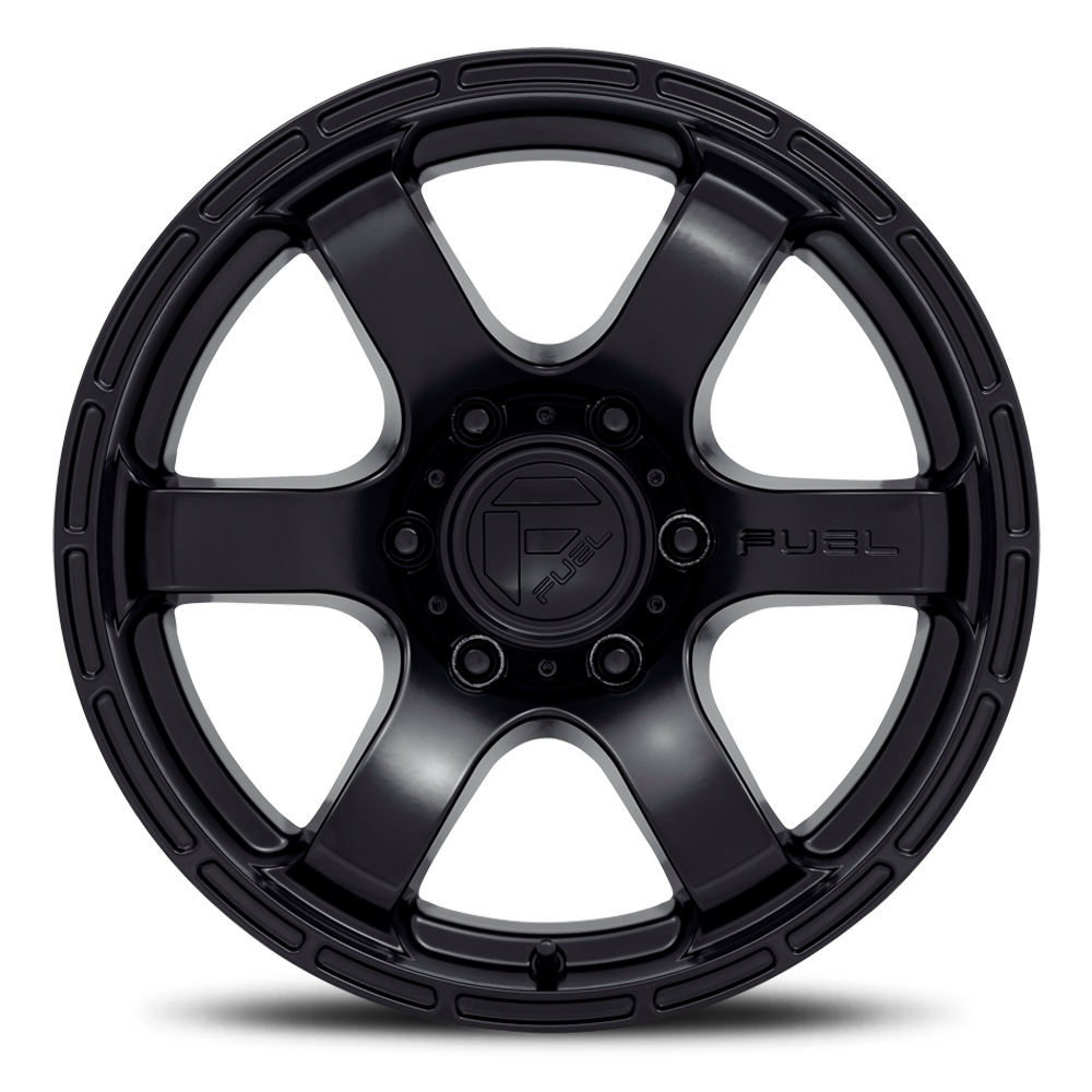 Aluminum 17X9 Rush D766 Satin Black Fuel Off Road Wheels-14