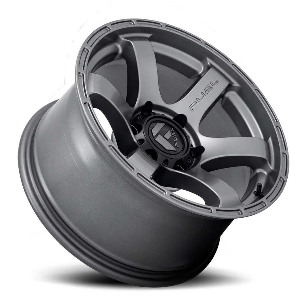 Aluminum 17X9 Rush D767 Matte Gunmetal Gray Fuel Off Road Wheels-13