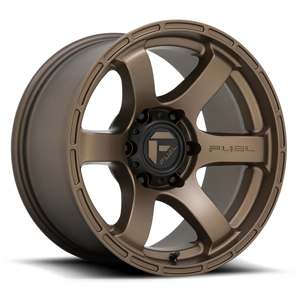 Aluminum 17X9 Rush D768 Matte Bronze Fuel Off Road Wheels-6