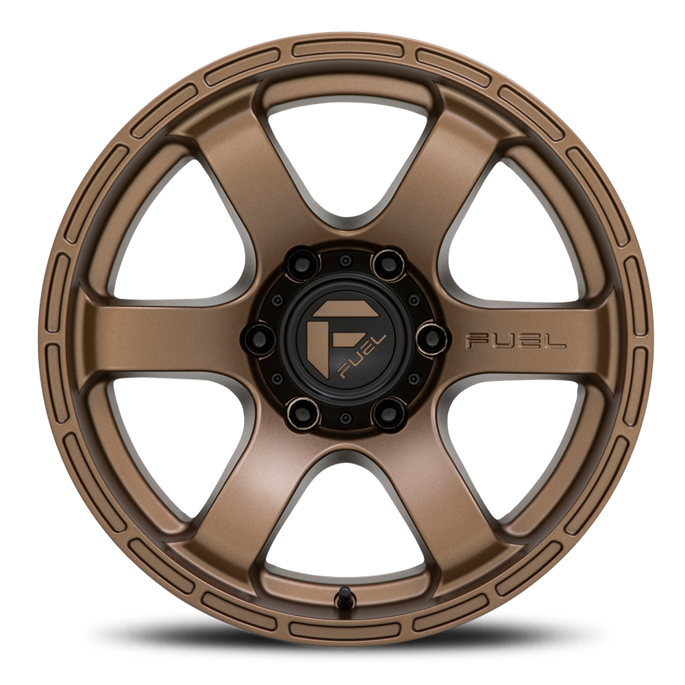 Aluminum 17X9 Rush D768 Matte Bronze Fuel Off Road Wheels-8