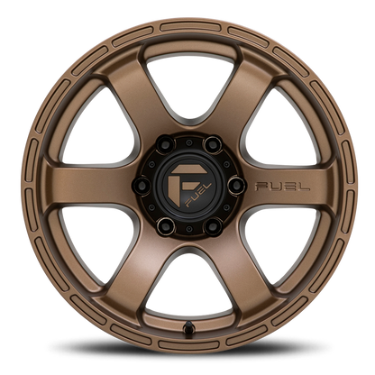 Aluminum 17X9 Rush D768 Matte Bronze Fuel Off Road Wheels-8