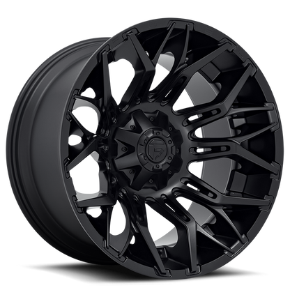 Aluminum 20X9 Twitch D772 Blackout Fuel Off Road Wheels-3