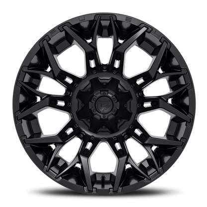 Aluminum 20X9 Twitch D772 Blackout Fuel Off Road Wheels-2