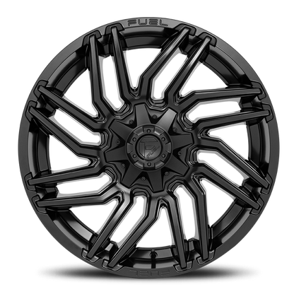 Aluminum 20X9 Typhoon D775 Matte Black Fuel Off Road Wheels-20