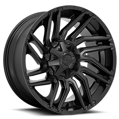 Aluminum 20X9 Typhoon D775 Matte Black Fuel Off Road Wheels