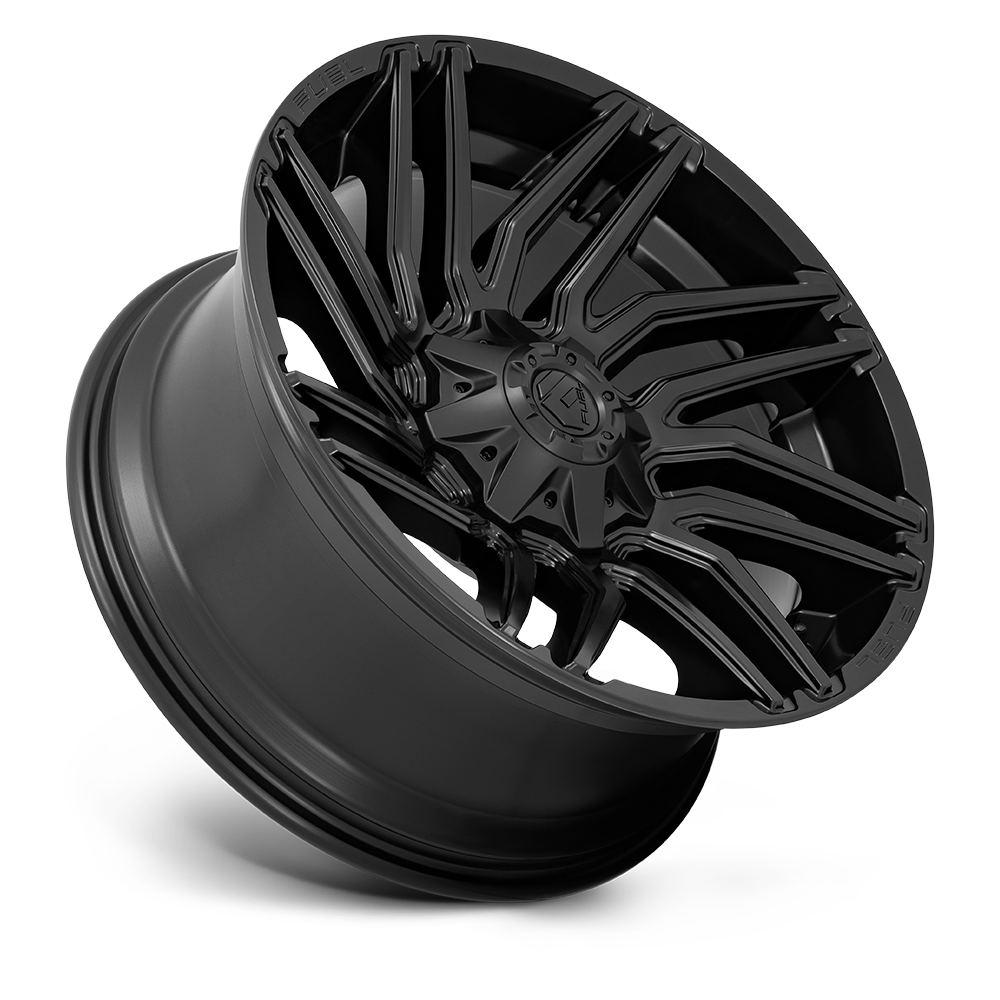 Aluminum 20X9 Typhoon D775 Matte Black Fuel Off Road Wheels-1