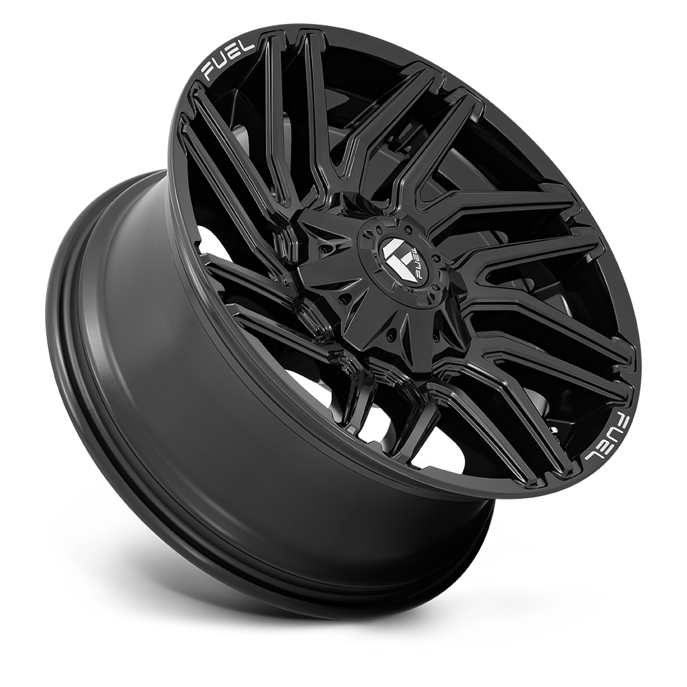 Aluminum 20X10 Typhoon D776 Gloss Black Fuel Off Road Wheels-10