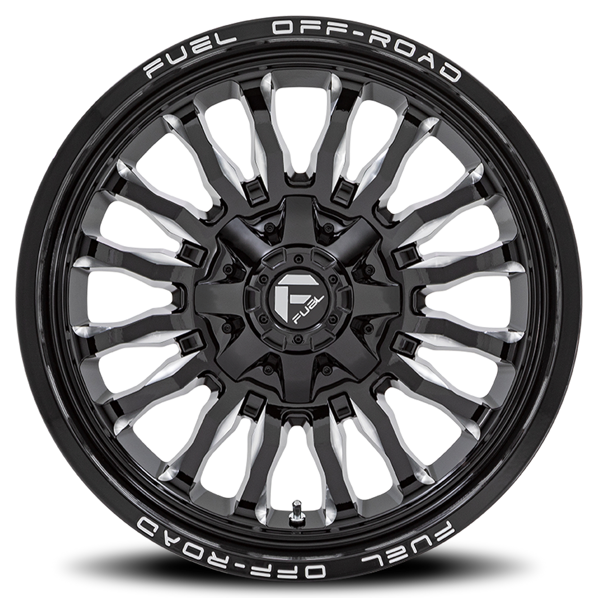 Aluminum 20X10 Arc D795 Gloss Black Milled Fuel Off Road Wheels-2