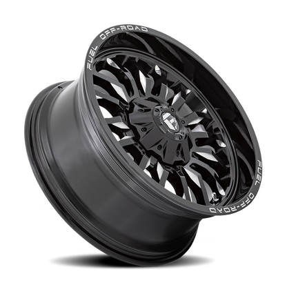 Aluminum 20X9 Arc D795 Gloss Black Milled Fuel Off Road Wheels-1