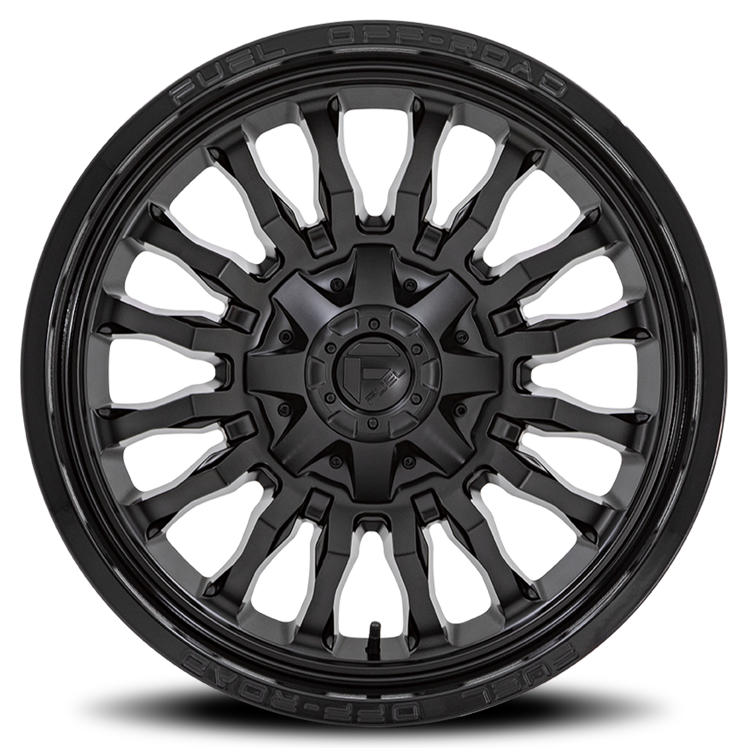 Aluminum 20X10 Arc D796 Matte Black W/ Gloss Black Lip Fuel Off Road Wheels-14
