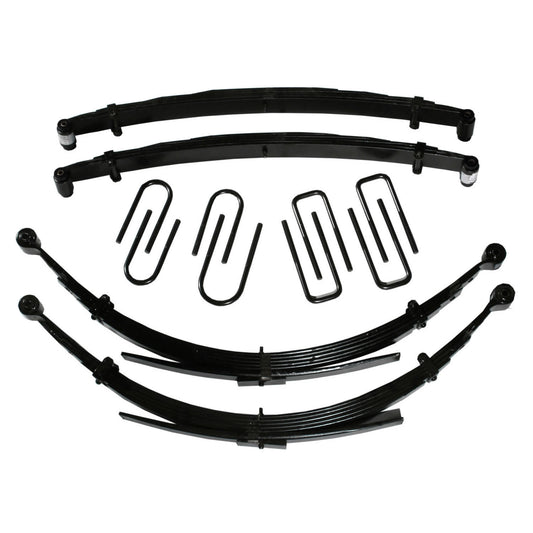 Lift Kit 8 Inch Lift 72-74 Dodge W100/W200 Pickup Includes Front/Rear Leaf Springs Front/Rear U Bolt Kits Front Bushing Kit Skyjacker