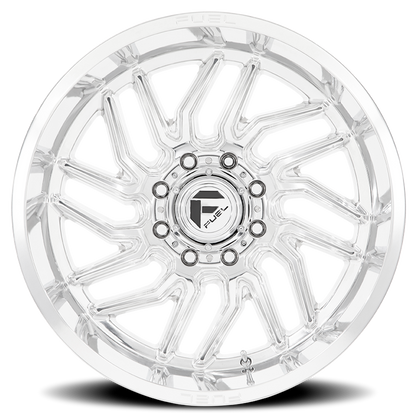 Aluminum 20X10 Hurricane D809 Polished Milled Fuel Off Road Wheels-20