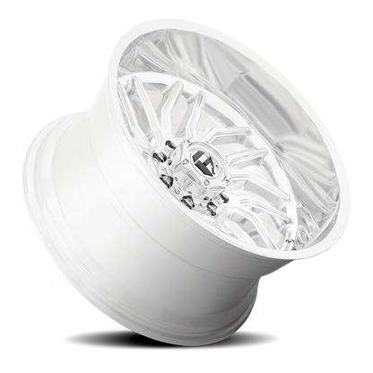 Aluminum 20X10 Hurricane D809 Polished Milled Fuel Off Road Wheels-1