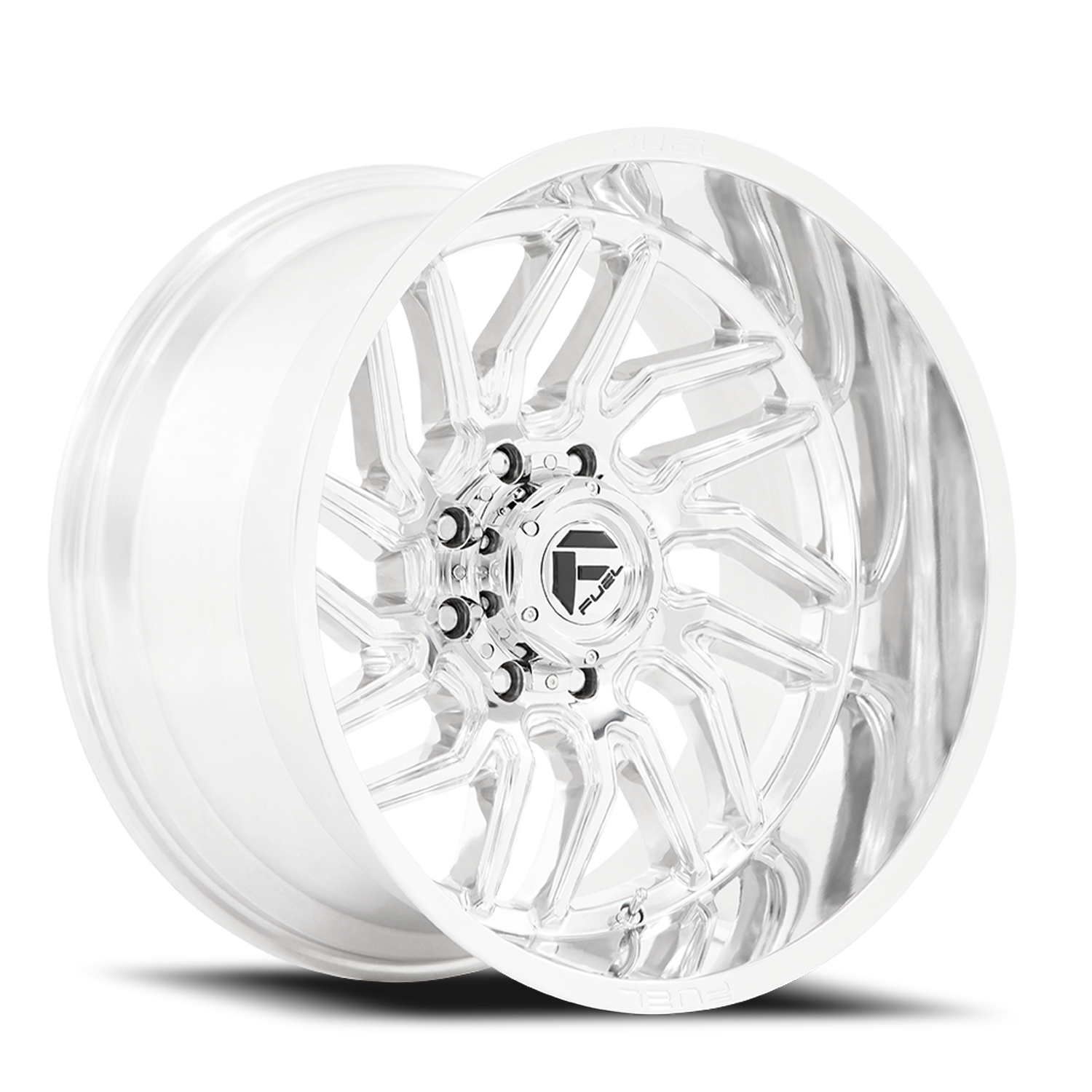 Aluminum 20X9 Hurricane D809 Polished Milled Fuel Off Road Wheels