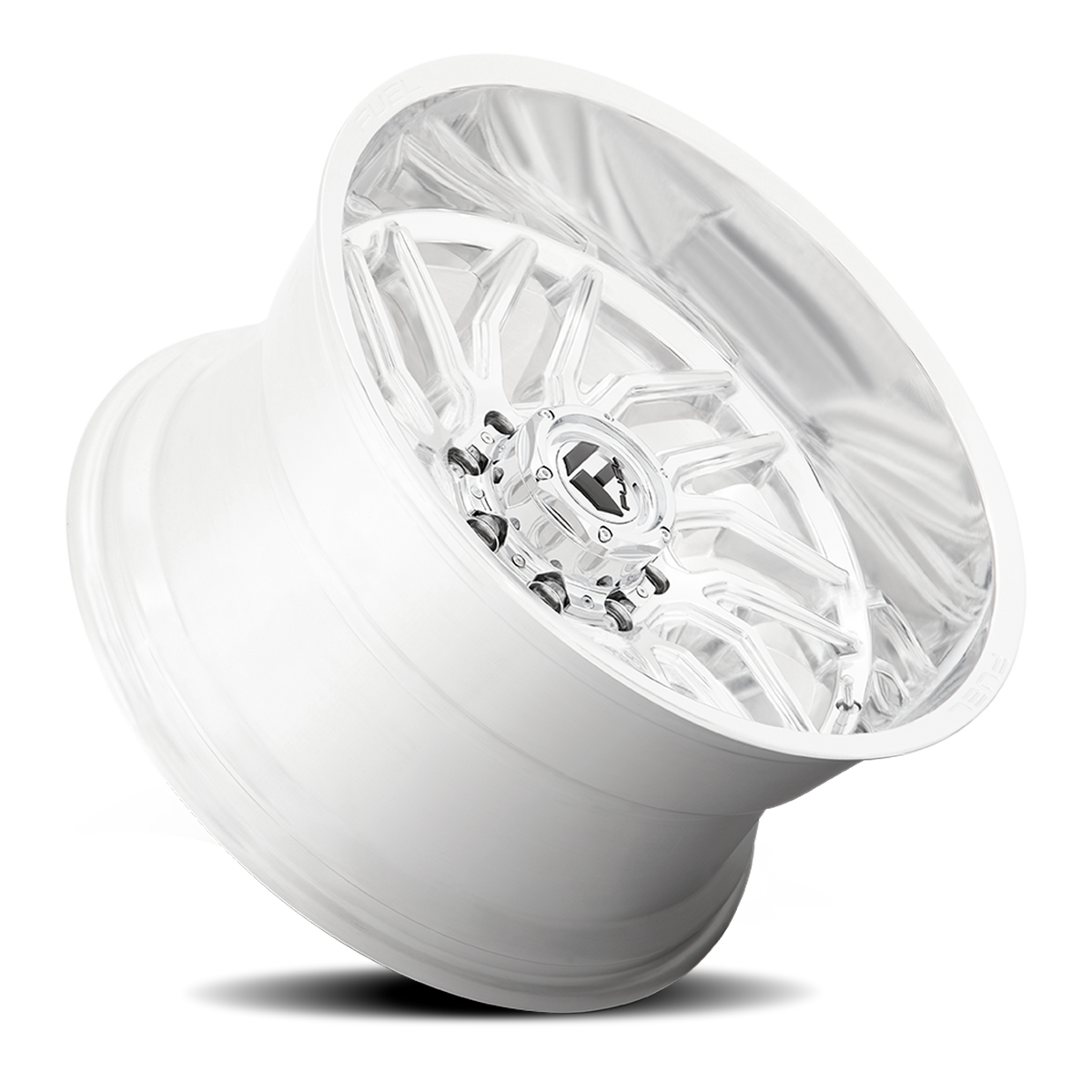 Aluminum 24X12 Hurricane D809 Polished Milled Fuel Off Road Wheels-16