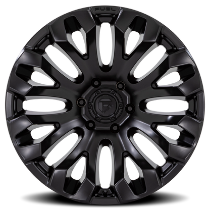 Aluminum 20X10 Quake D831 Blackout Fuel Off Road Wheels-5