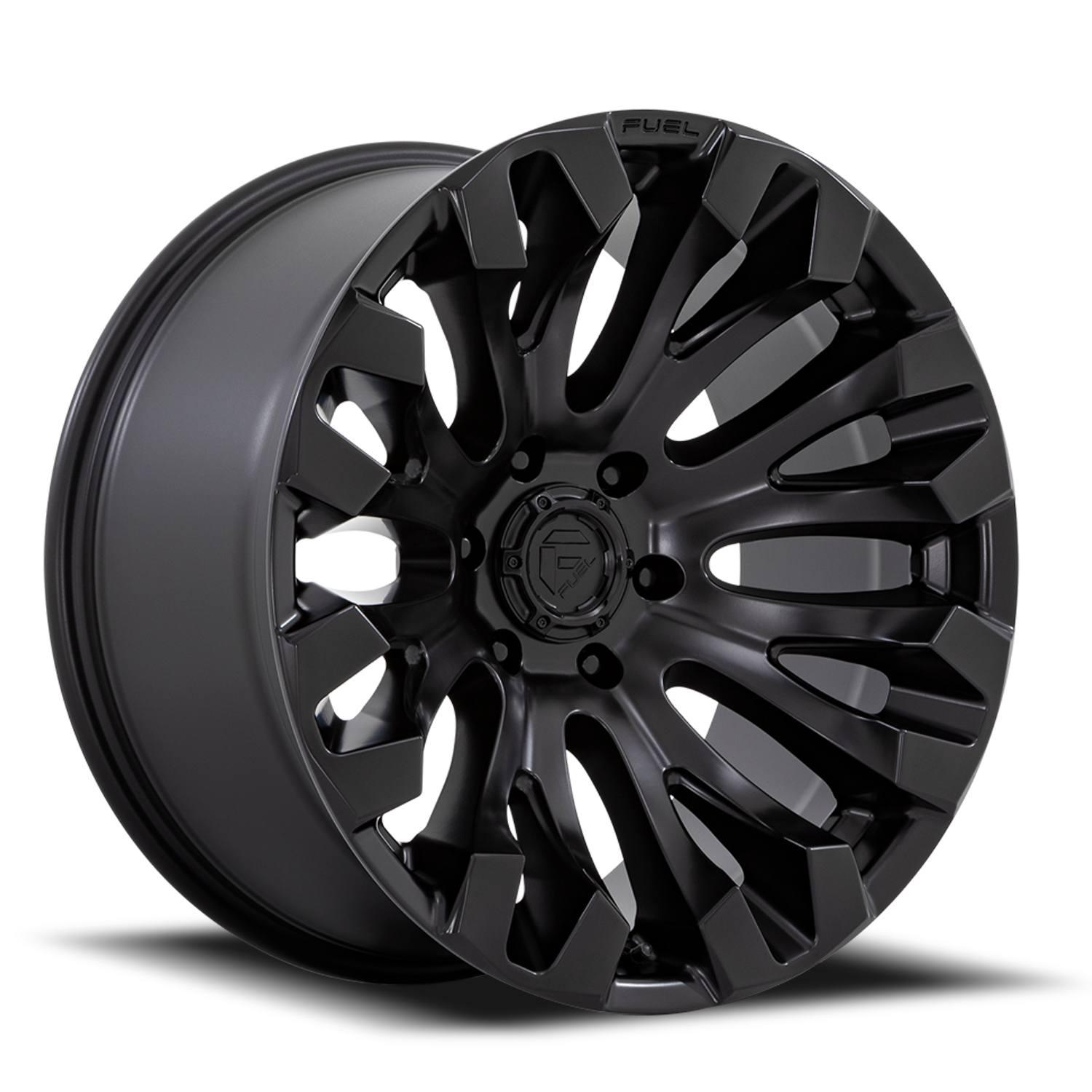 Aluminum 20X10 Quake D831 Blackout Fuel Off Road Wheels