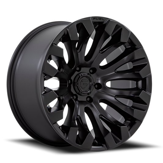 Aluminum 20X9 Quake D831 Blackout Fuel Off Road Wheels