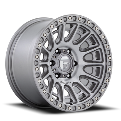Aluminum 17X8.5 Cycle D833 Platinum Gray Fuel Off Road Wheels-12