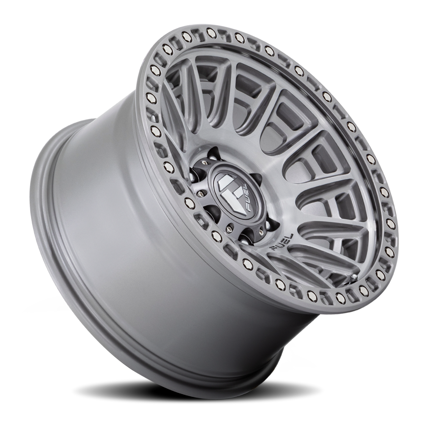 Aluminum 17X8.5 Cycle D833 Platinum Gray Fuel Off Road Wheels-7