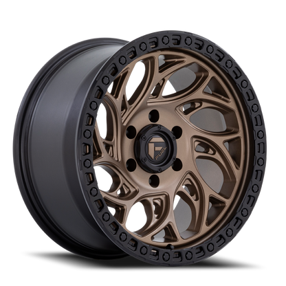 Aluminum 20X9 Runner OR D841 Bronze/Black Ring Fuel Off Road Wheels-36