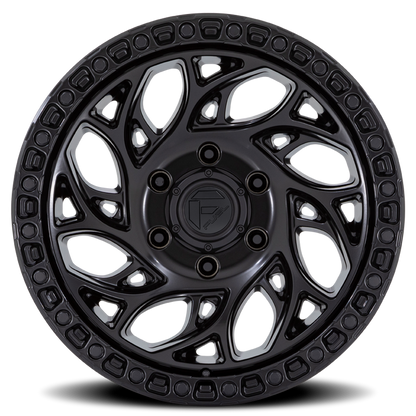 Aluminum 17X9 Runner OR D852 Blackout Fuel Off Road Wheels-26