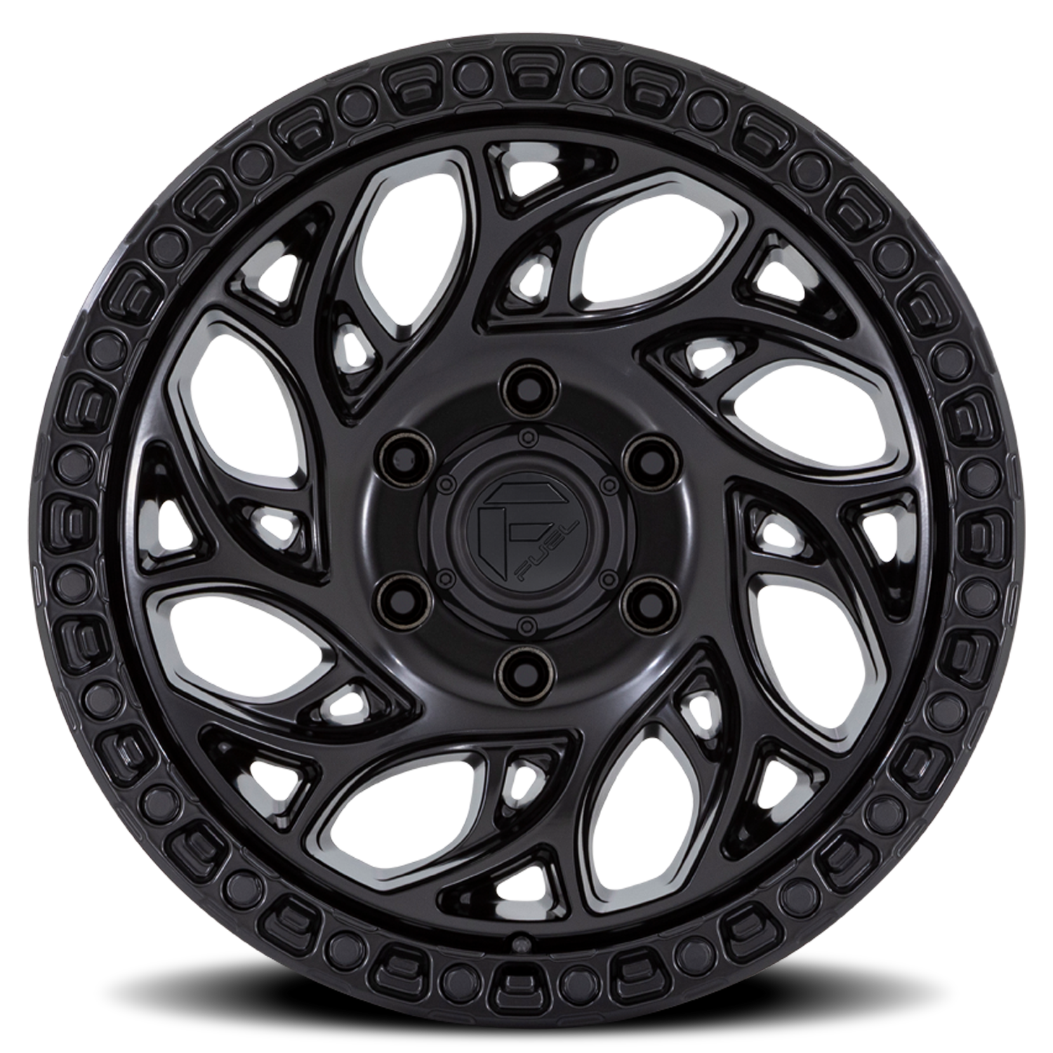 Aluminum 17X9 Runner OR D852 Blackout Fuel Off Road Wheels-23
