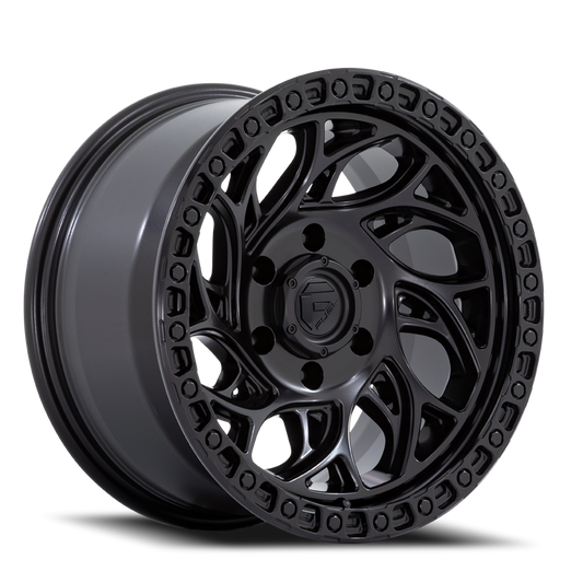 Aluminum 18X9 Runner OR D852 Blackout Fuel Off Road Wheels
