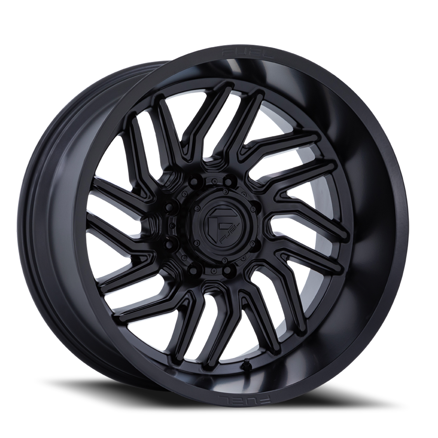 Aluminum 20X10 Hurricane D864 Blackout Fuel Off Road Wheels