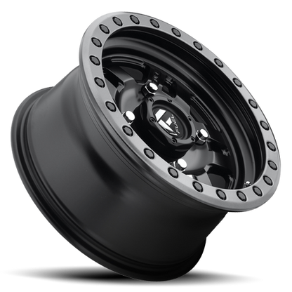 Aluminum 14X7 Anza UTV D917 Matte Black Beadlock Fuel Off Road Wheels-4