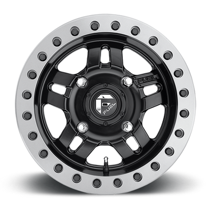 Aluminum 14X7 Anza UTV D917 Matte Black Beadlock Fuel Off Road Wheels-2