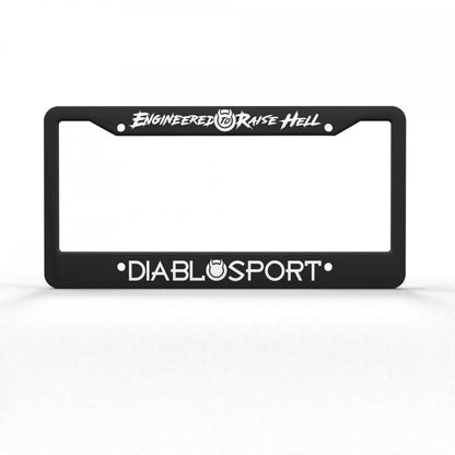 Diablo Sport License Plate Frame Durable plastic license plate frame black DiabloSport-1
