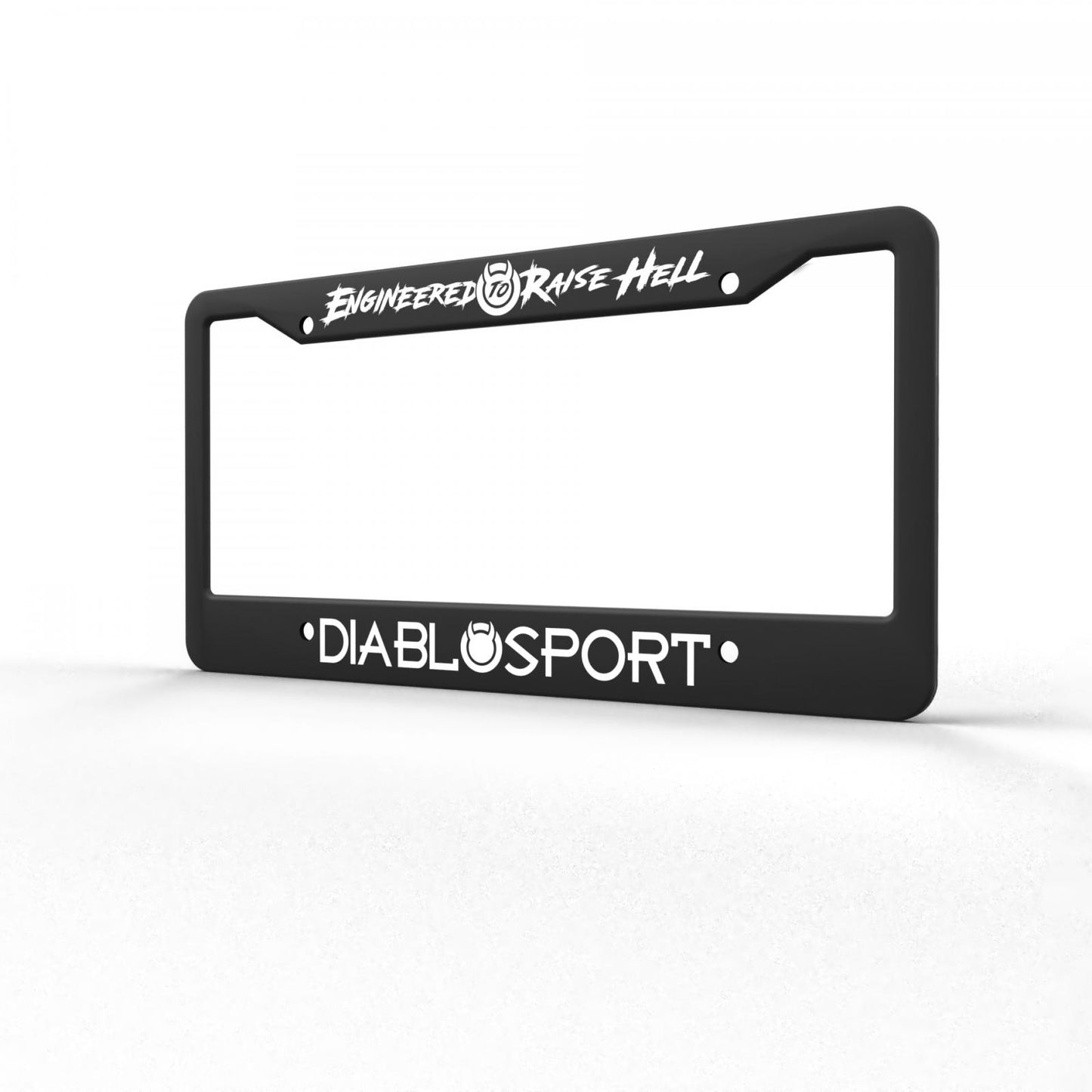 Diablo Sport License Plate Frame Durable plastic license plate frame black DiabloSport-3