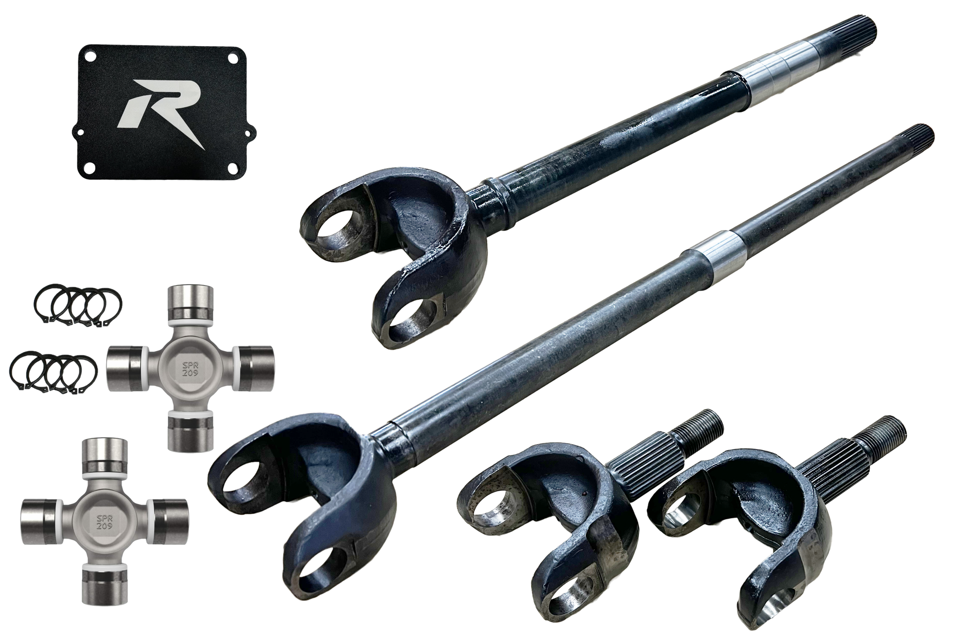 Jeep Wrangler JL JT 1-Piece Chromoly Discovery Series Front Kit Revolution Gear and Axle