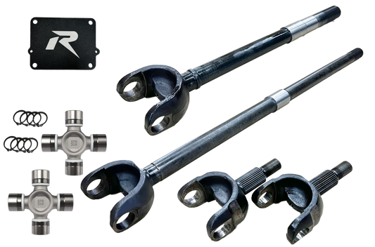 Jeep Wrangler JL JT 1-Piece Chromoly Discovery Series Front Kit Revolution Gear and Axle