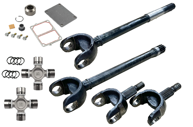 Jeep Wrangler JL JT Chromoly Discovery Series Front Kit with FAD Revolution Gear and Axle