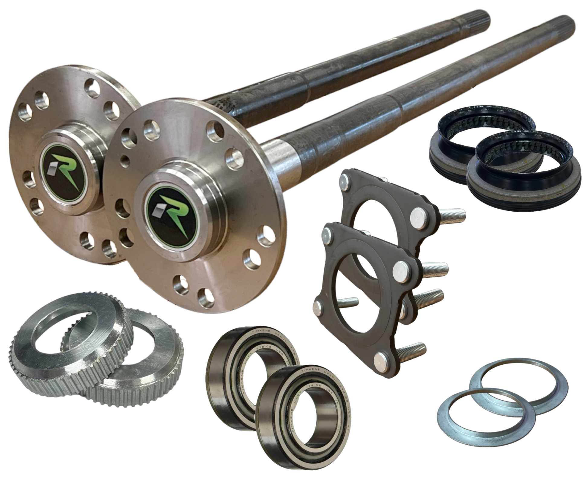 Revolution Gear and Axle Jeep Wrangler JL Non-Rubicon 35 Spline 4340 Chromoly Rear Axle Kit Revolution Gear