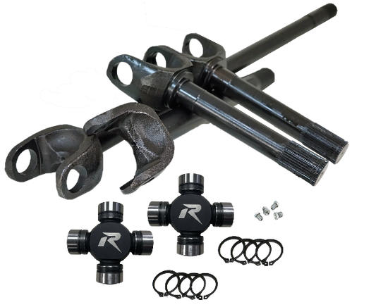 1985-98 Ford Dana 60 4340 Chromoly Discovery Series Front Kit, 35 Spline, HD U-Joints Revolution Gear and Axle
